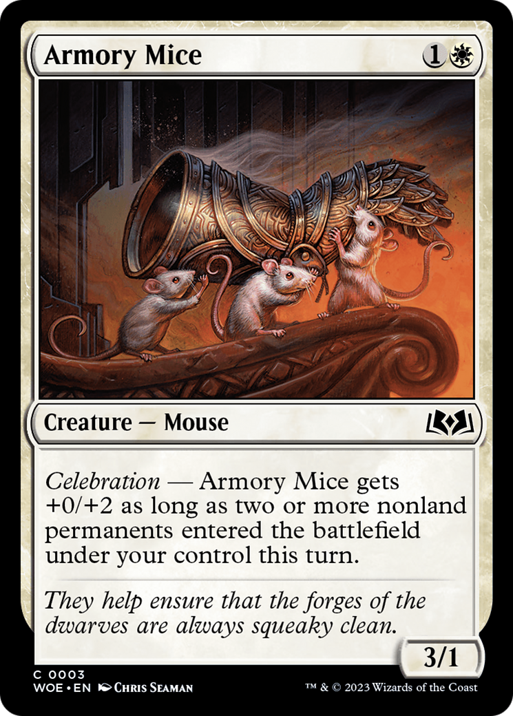 Armory Mice [Wilds of Eldraine] | Silver Goblin