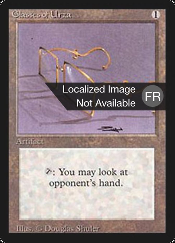 Glasses of Urza [Foreign Black Border] | Silver Goblin