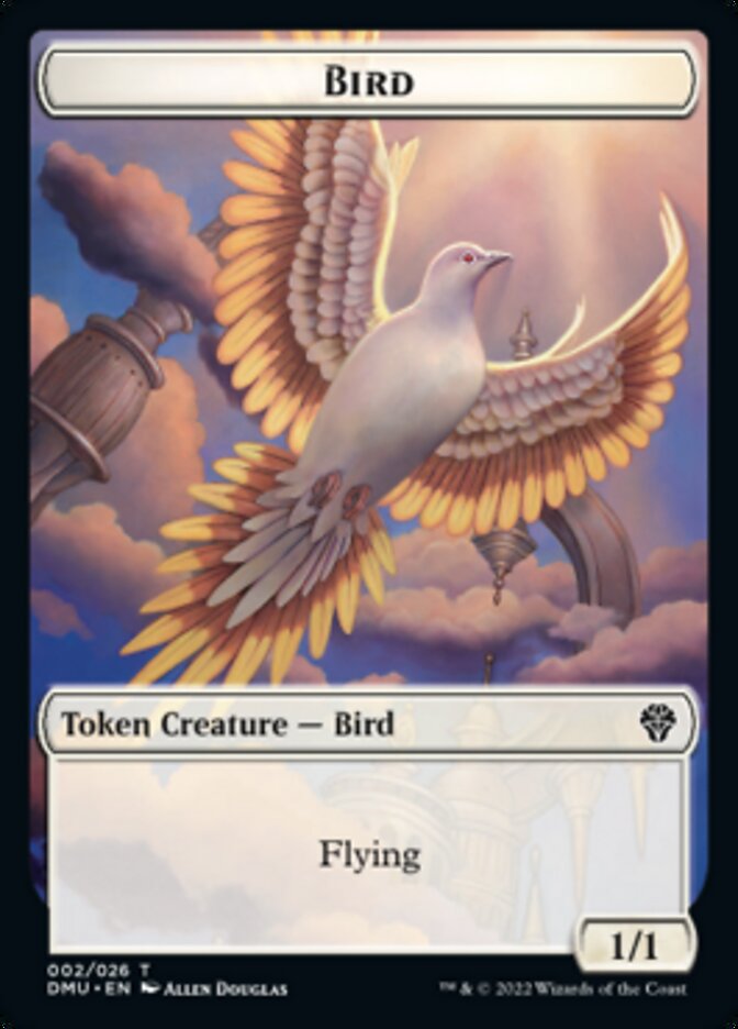 Bird (002) // Ornithopter Double-Sided Token [Dominaria United Tokens] | Silver Goblin