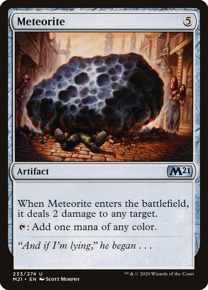 Meteorite [Core Set 2021] | Silver Goblin