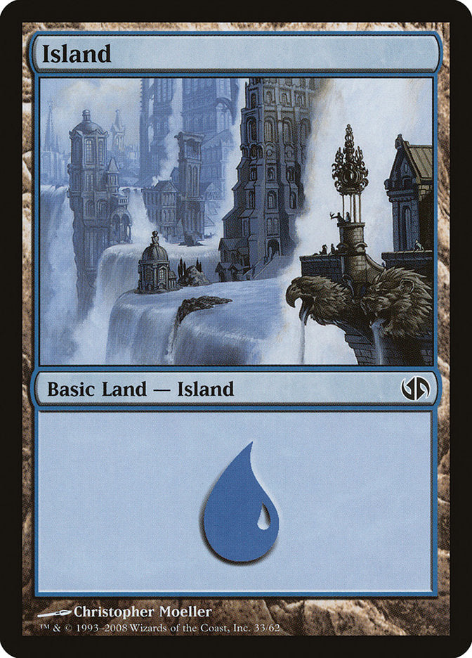 Island (33) [Duel Decks: Jace vs. Chandra] | Silver Goblin