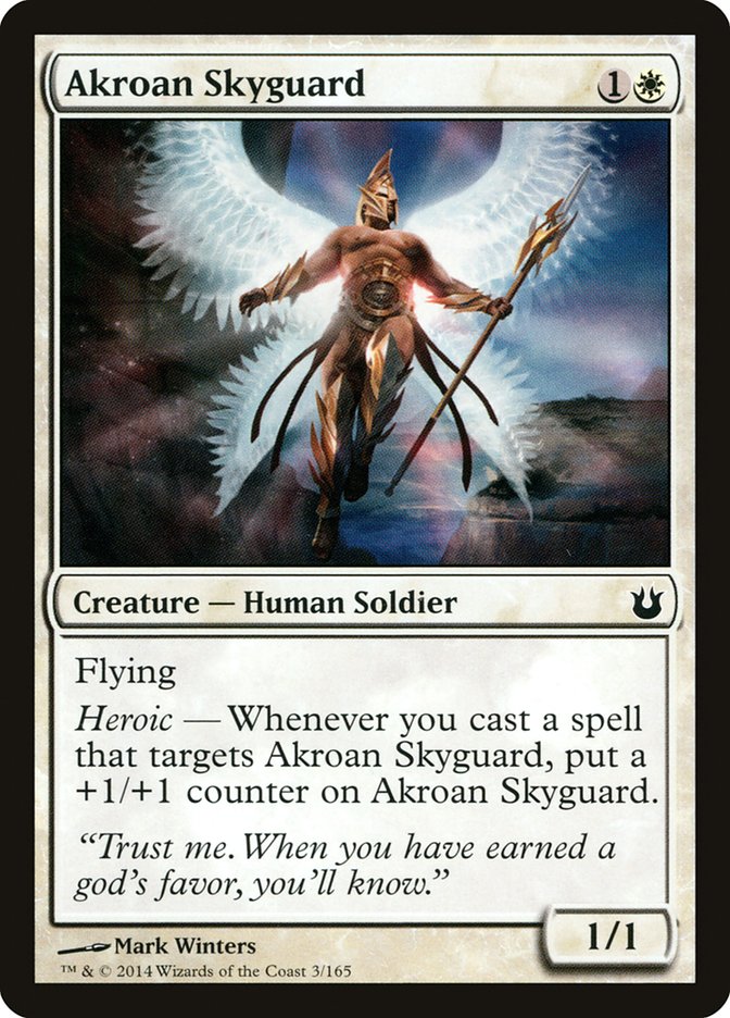 Akroan Skyguard [Born of the Gods] | Silver Goblin