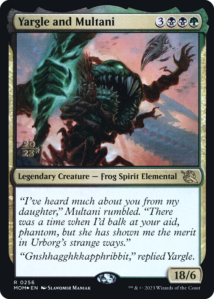 Yargle and Multani [March of the Machine Prerelease Promos] | Silver Goblin