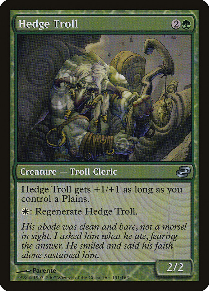 Hedge Troll [Planar Chaos] | Silver Goblin