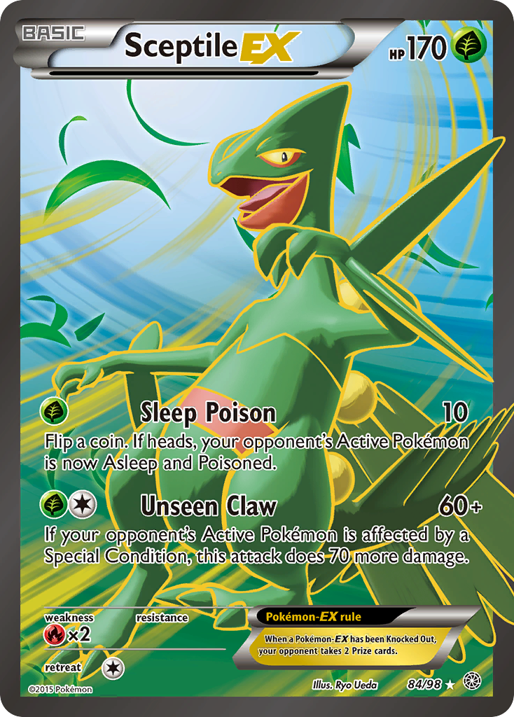 Sceptile EX (84/98) [XY: Ancient Origins] | Silver Goblin