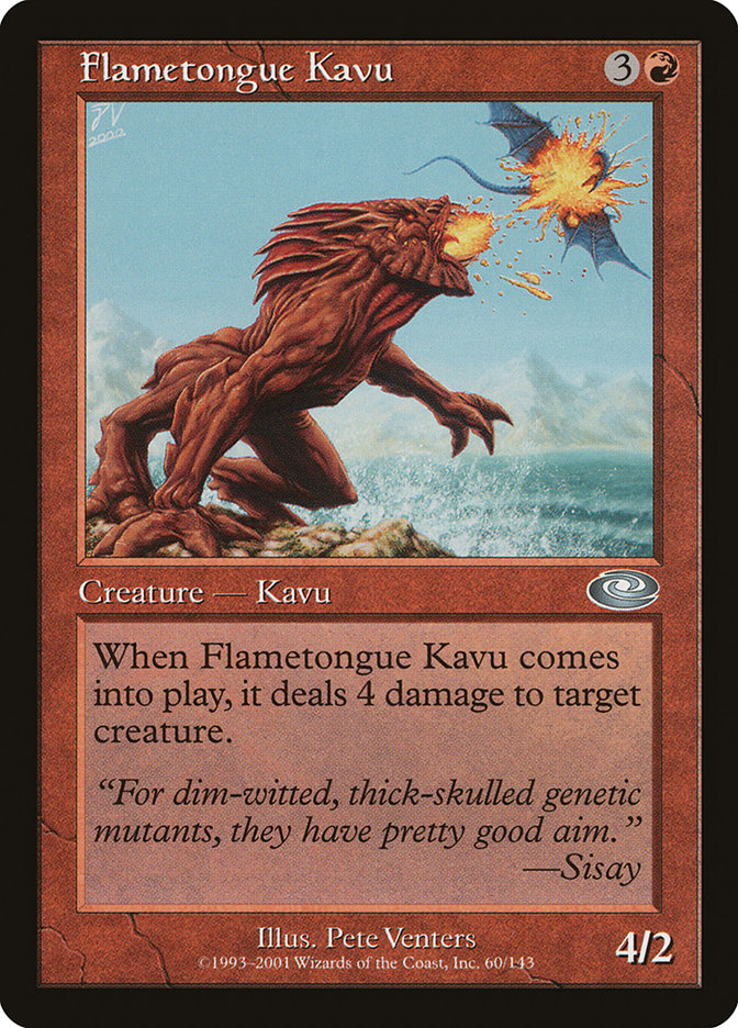 Flametongue Kavu [Planeshift] | Silver Goblin