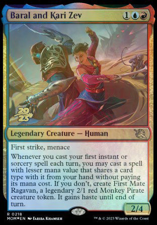 Baral and Kari Zev [March of the Machine Prerelease Promos] | Silver Goblin