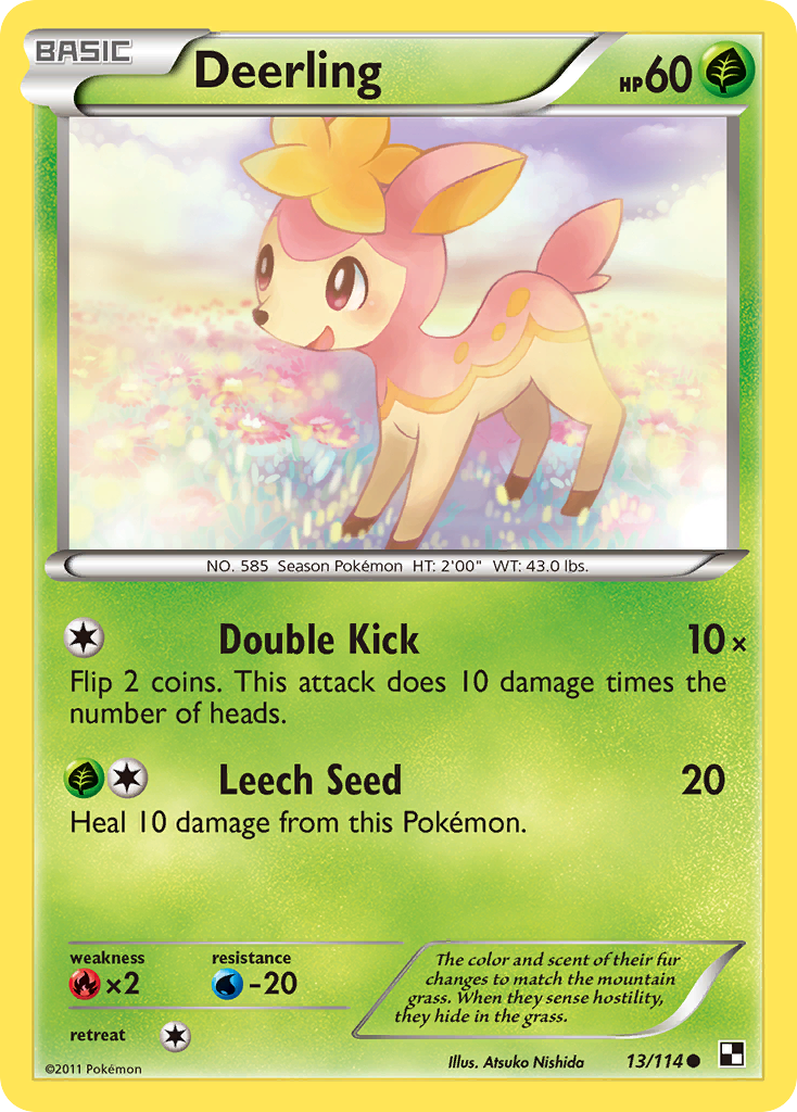 Deerling (13/114) [Black & White: Base Set] | Silver Goblin