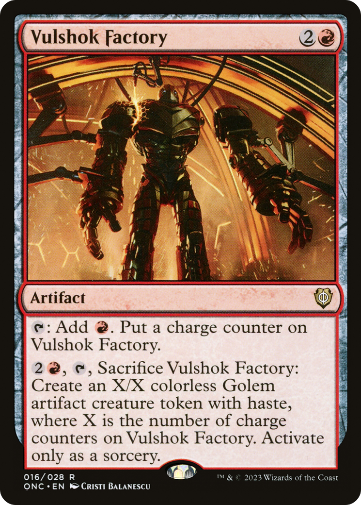 Vulshok Factory [Phyrexia: All Will Be One Commander] | Silver Goblin