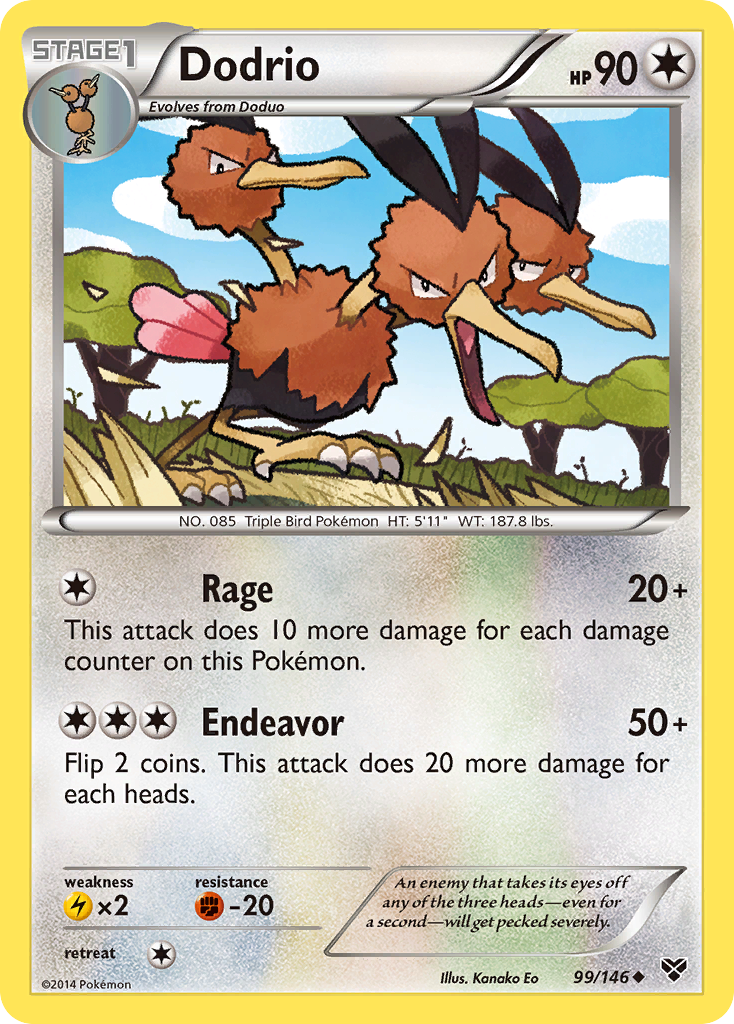 Dodrio (99/146) [XY: Base Set] | Silver Goblin