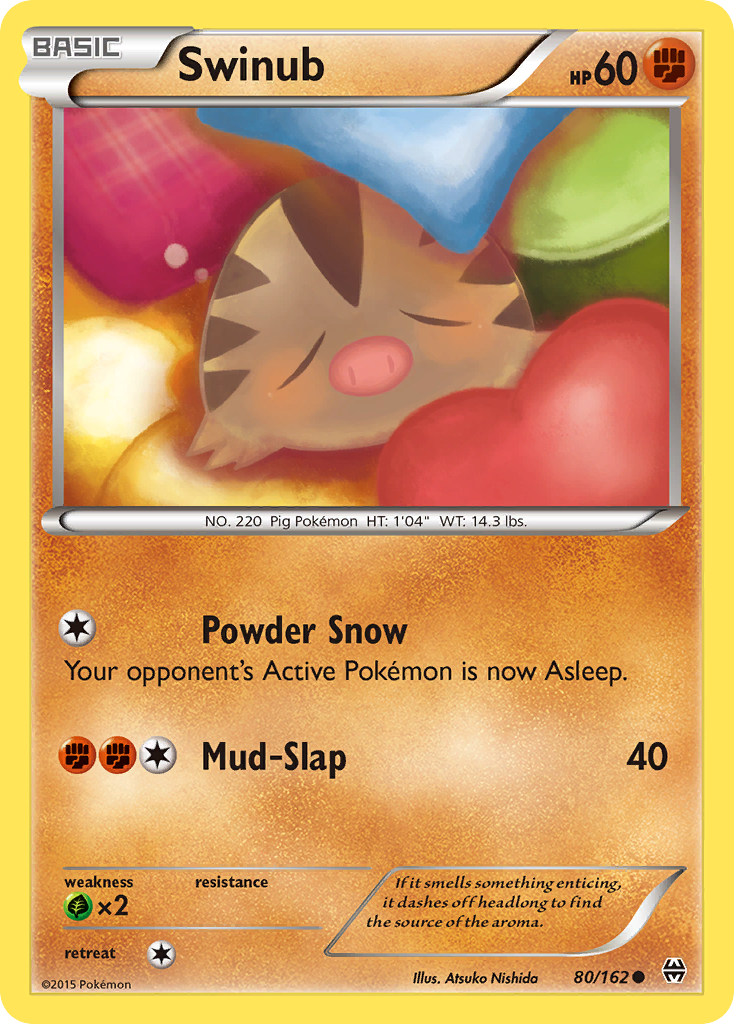 Swinub (80/162) [XY: BREAKthrough] | Silver Goblin