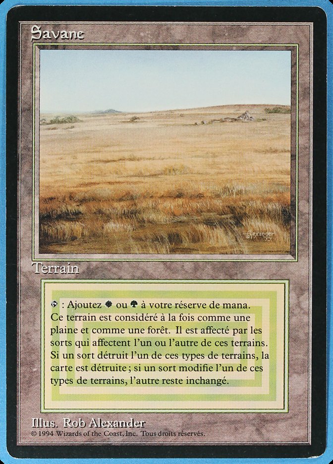 Savannah [Foreign Black Border] | Silver Goblin