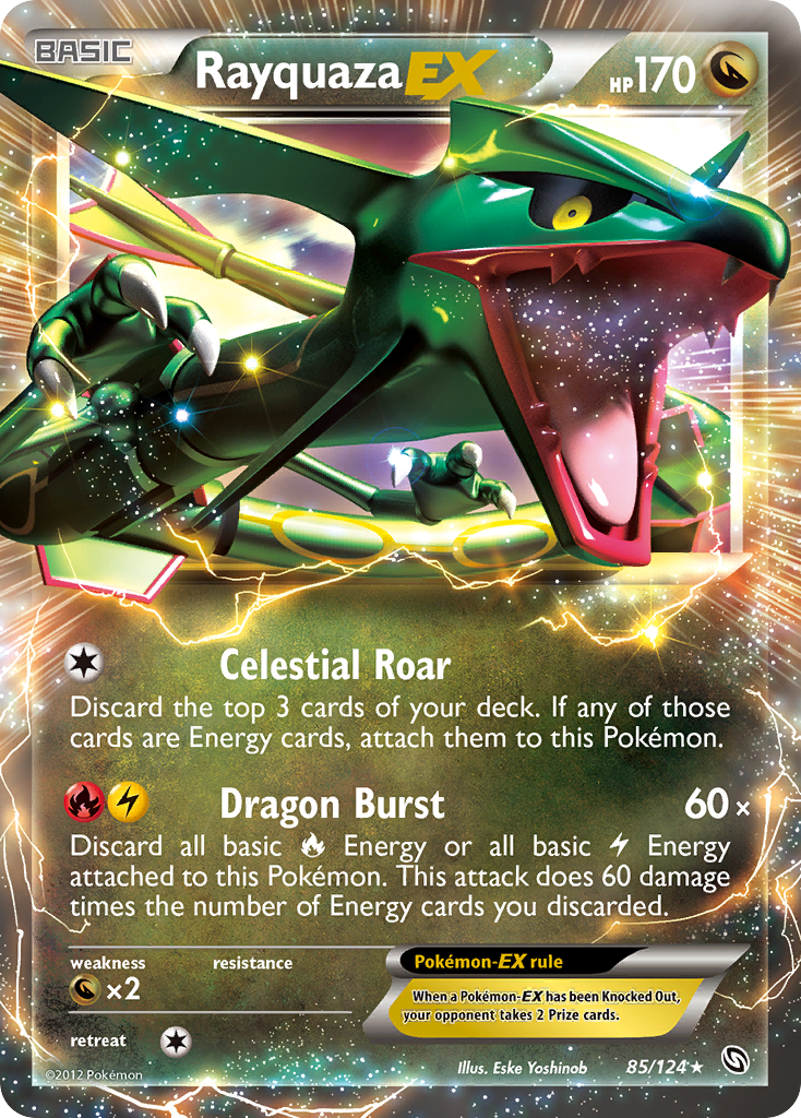 Rayquaza EX (85/124) [Black & White: Dragons Exalted] | Silver Goblin