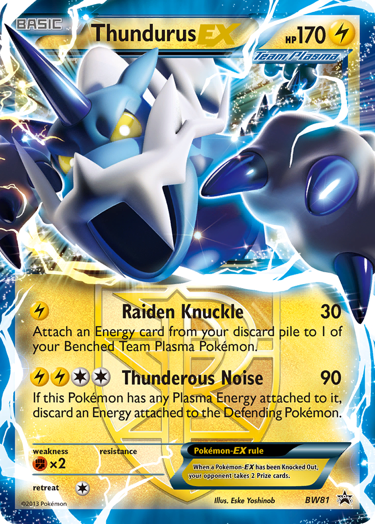 Thundurus EX (BW81) [Black & White: Black Star Promos] | Silver Goblin