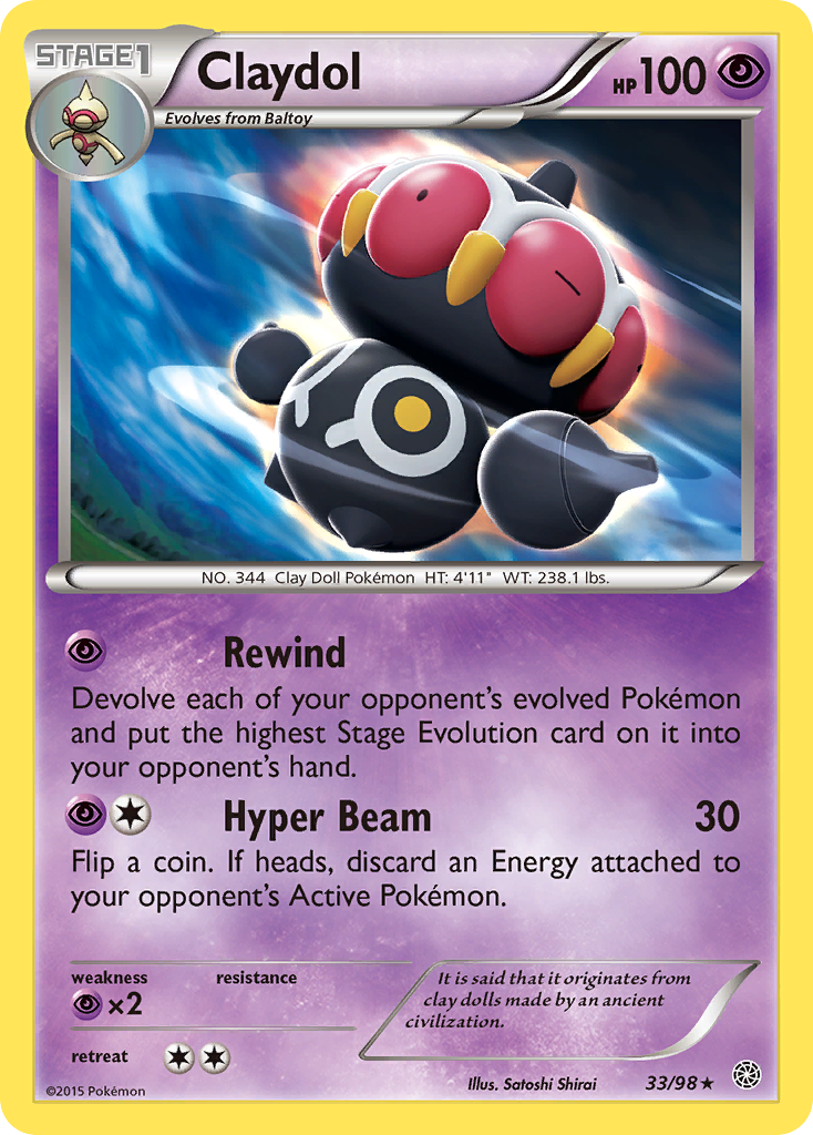 Claydol (33/98) [XY: Ancient Origins] | Silver Goblin