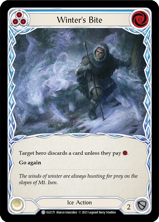 Winter's Bite (Blue) [ELE171] (Tales of Aria)  1st Edition Normal | Silver Goblin