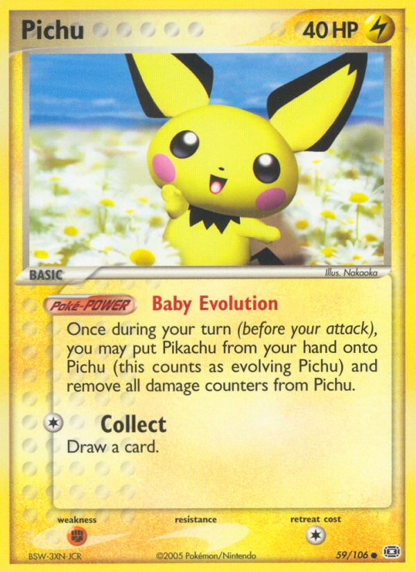 Pichu (59/106) [EX: Emerald] | Silver Goblin