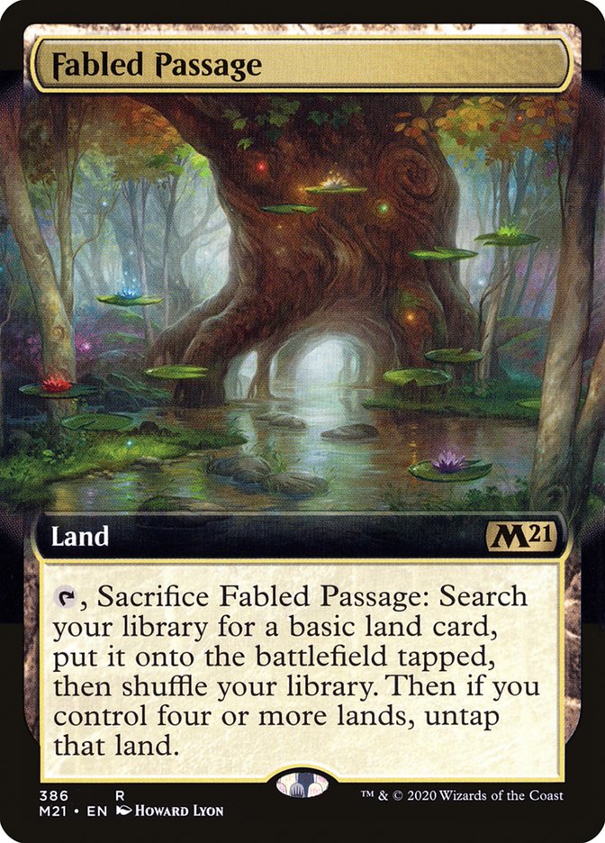 Fabled Passage (Extended Art) [Core Set 2021] | Silver Goblin