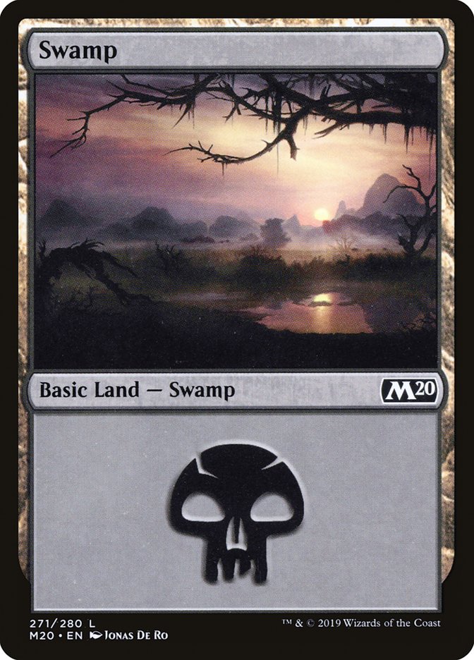 Swamp (271) [Core Set 2020] | Silver Goblin