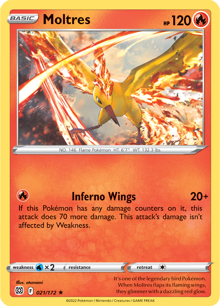 Moltres (021/172) [Sword & Shield: Brilliant Stars] | Silver Goblin