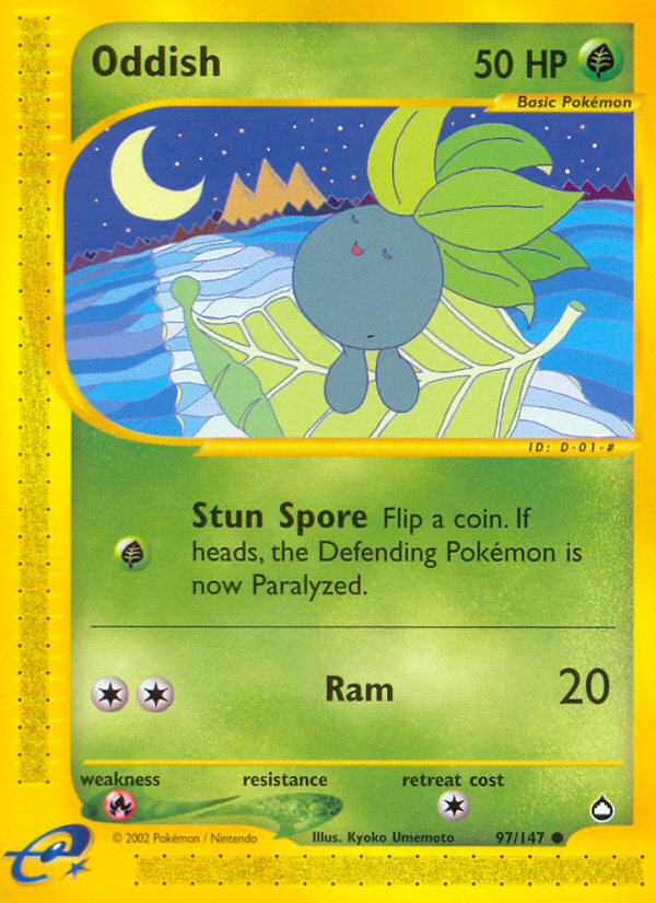 Oddish (97/147) [Aquapolis] | Silver Goblin