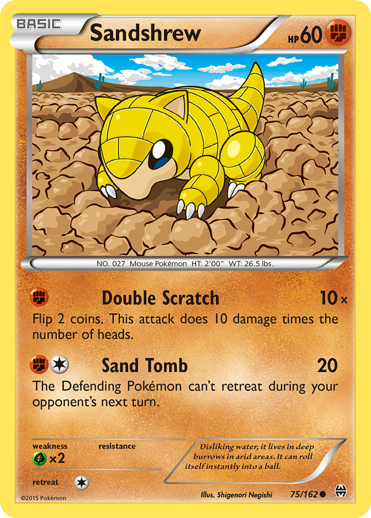 Sandshrew (75/162) [XY: BREAKthrough] | Silver Goblin