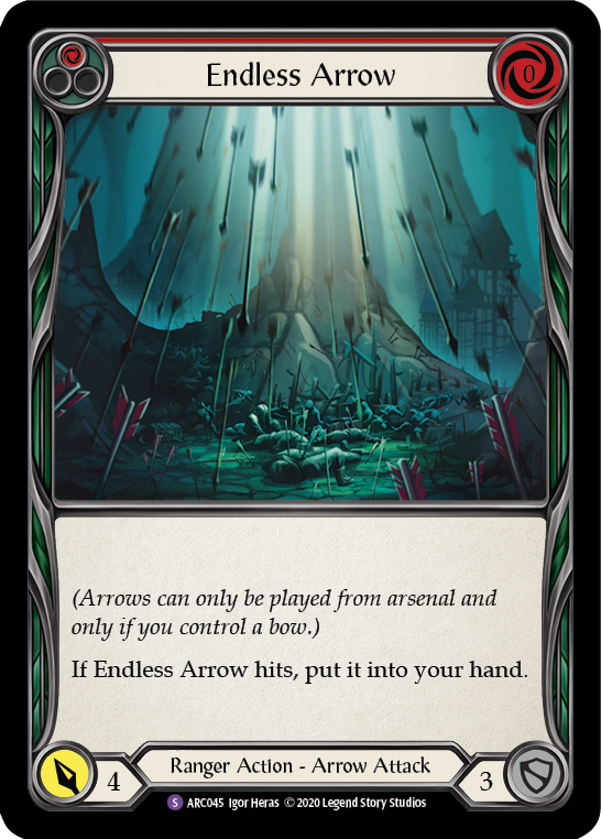 Endless Arrow [U-ARC045] (Arcane Rising Unlimited)  Unlimited Rainbow Foil | Silver Goblin