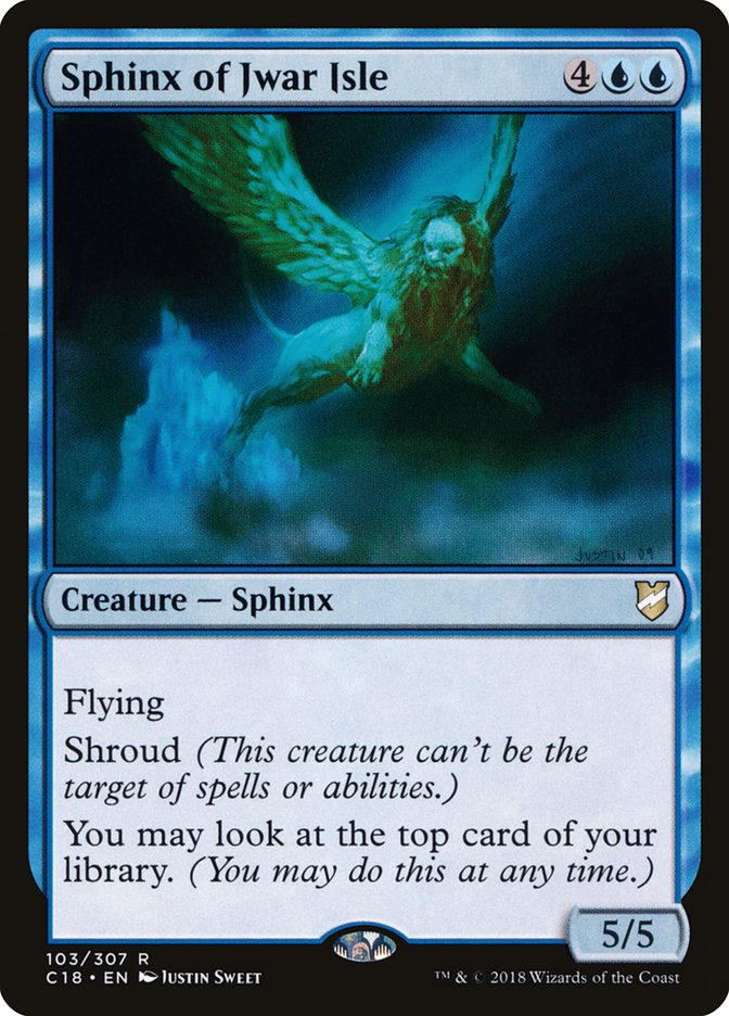 Sphinx of Jwar Isle [Commander 2018] | Silver Goblin