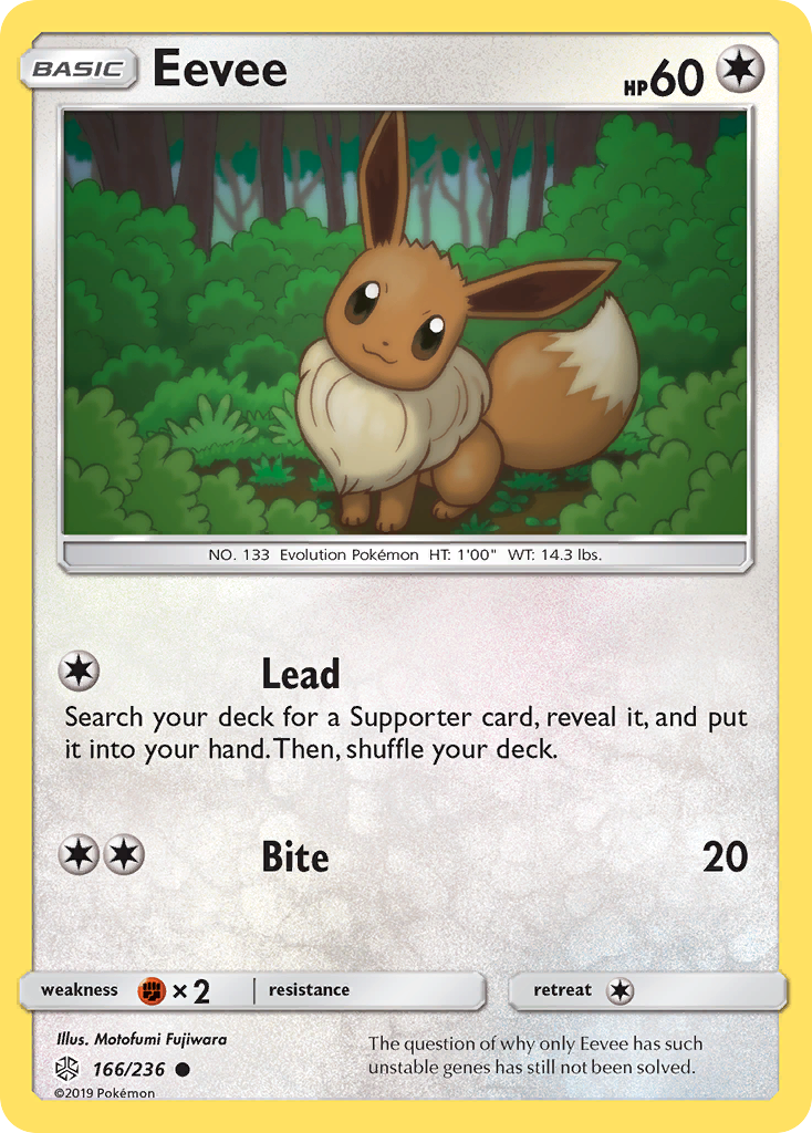 Eevee (166/236) [Sun & Moon: Cosmic Eclipse] | Silver Goblin