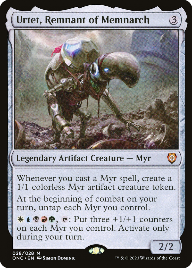Urtet, Remnant of Memnarch [Phyrexia: All Will Be One Commander] | Silver Goblin
