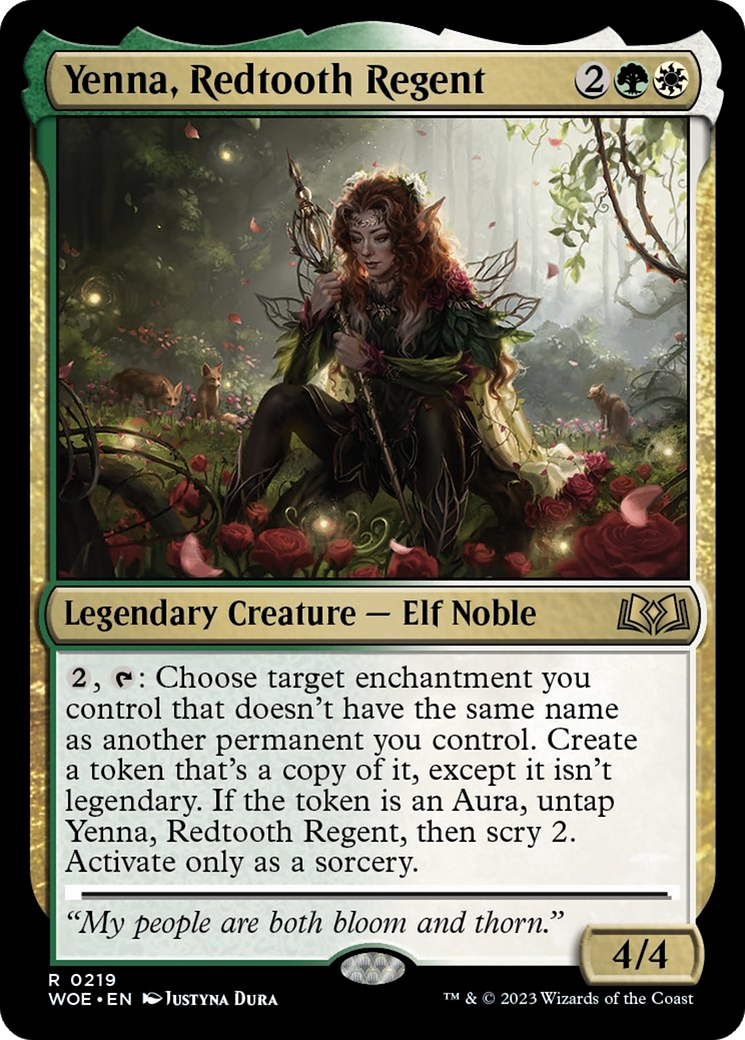 Yenna, Redtooth Regent [Wilds of Eldraine] | Silver Goblin