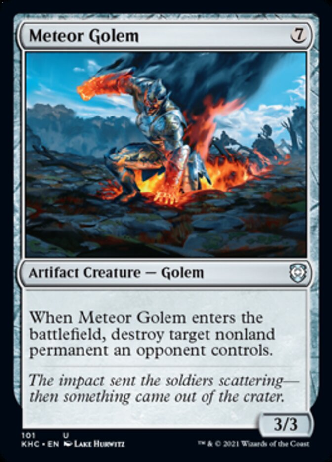 Meteor Golem [Kaldheim Commander] | Silver Goblin
