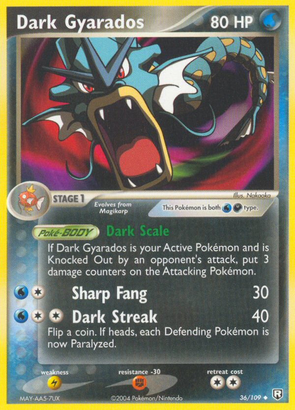 Dark Gyarados (36/109) [EX: Team Rocket Returns] | Silver Goblin