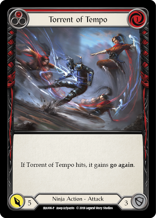 Torrent of Tempo [IRA006-P] (Ira Welcome Deck)  1st Edition Normal | Silver Goblin