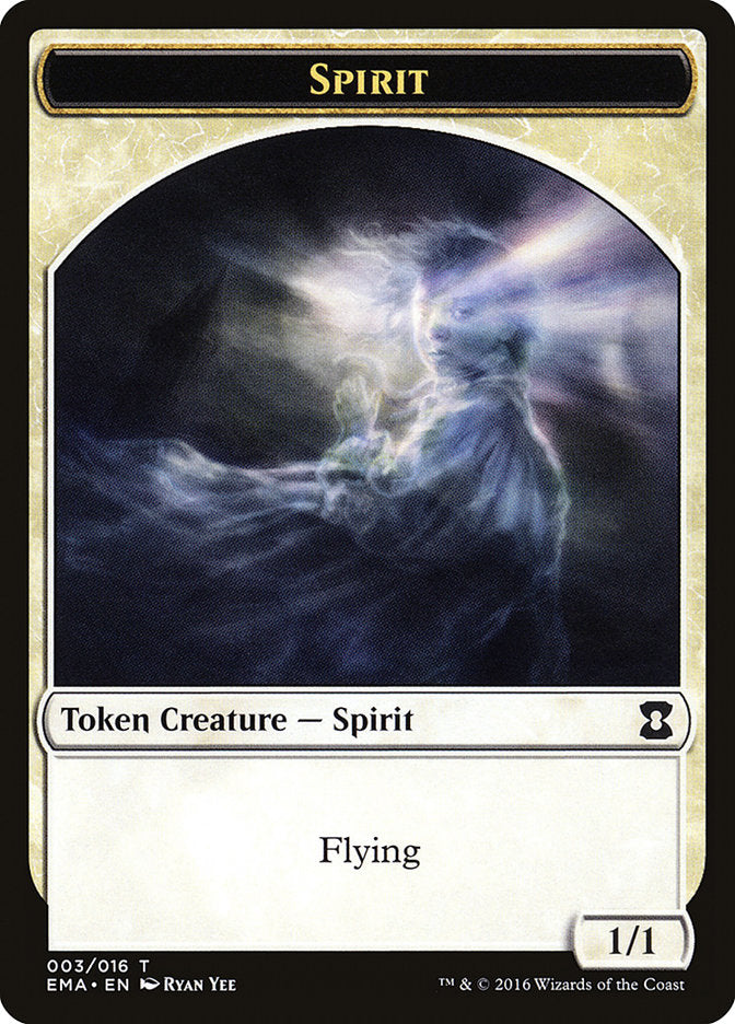 Spirit Token (003/016) [Eternal Masters Tokens] | Silver Goblin