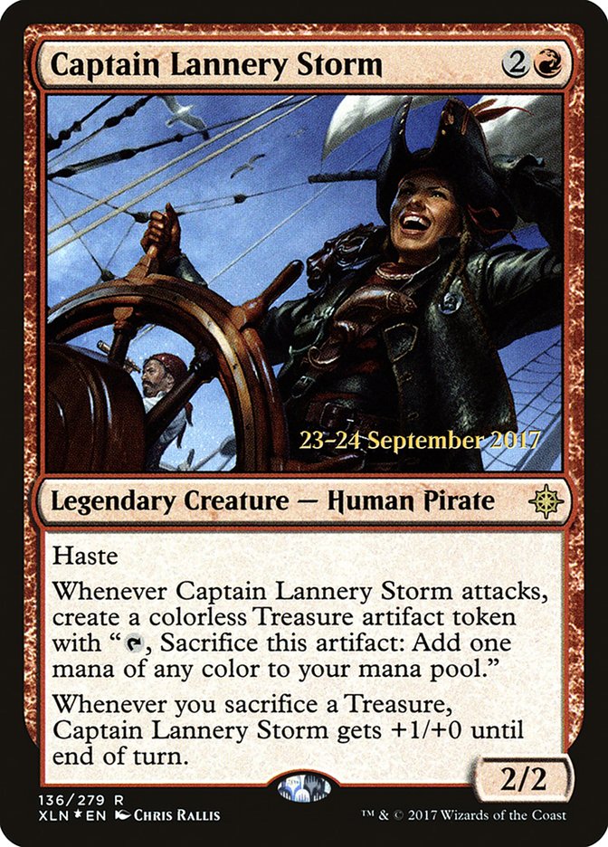 Captain Lannery Storm [Ixalan Prerelease Promos] | Silver Goblin