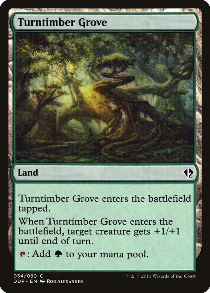Turntimber Grove [Duel Decks: Zendikar vs. Eldrazi] | Silver Goblin