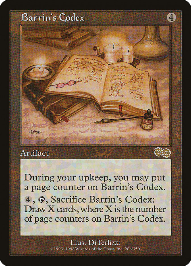 Barrin's Codex [Urza's Saga] | Silver Goblin