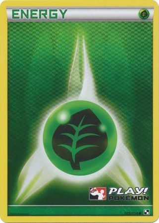 Grass Energy (105/114) (Play Pokemon Promo) [Black & White: Base Set] | Silver Goblin