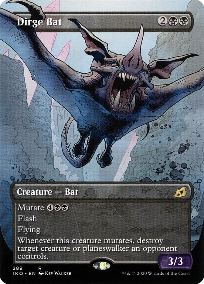 Dirge Bat (Showcase) [Ikoria: Lair of Behemoths] | Silver Goblin
