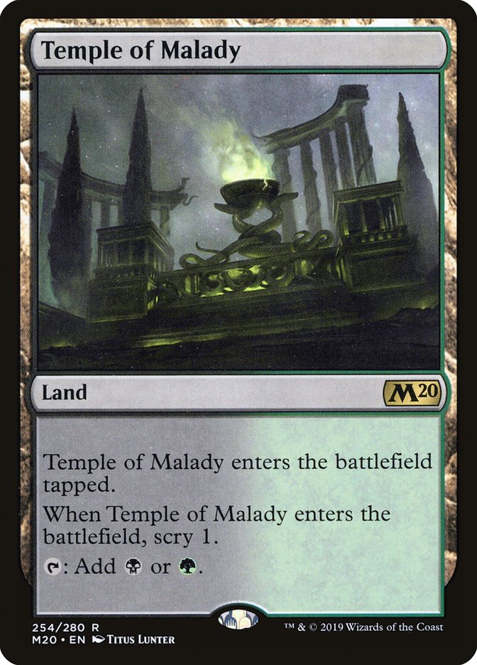 Temple of Malady [Core Set 2020] | Silver Goblin