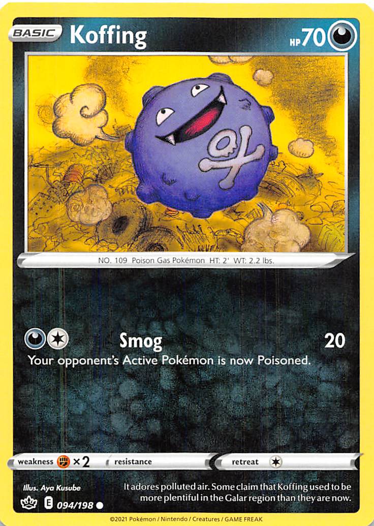 Koffing (094/198) [Sword & Shield: Chilling Reign] | Silver Goblin