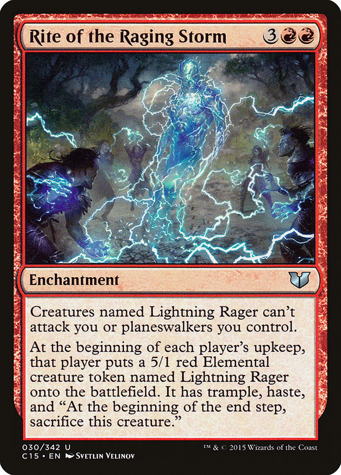 Rite of the Raging Storm [Commander 2015] | Silver Goblin