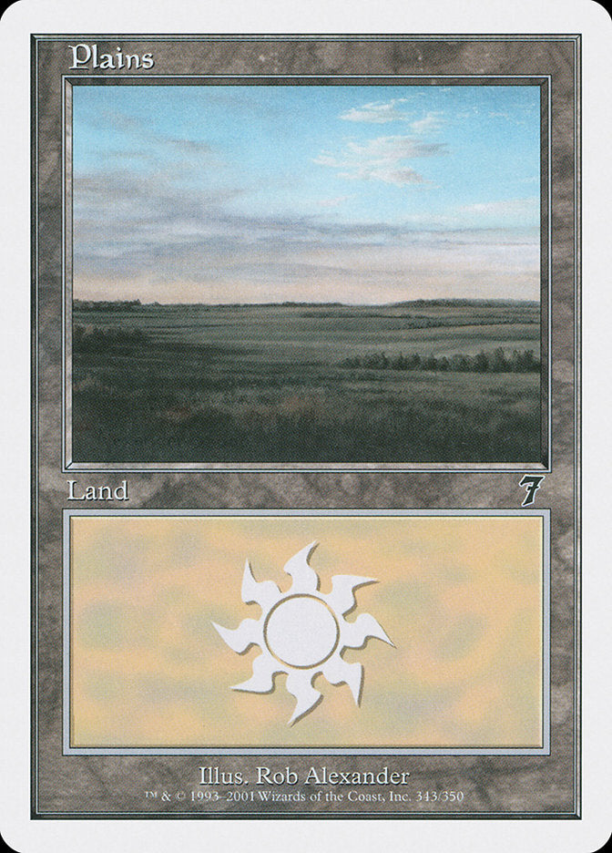 Plains (343) [Seventh Edition] | Silver Goblin