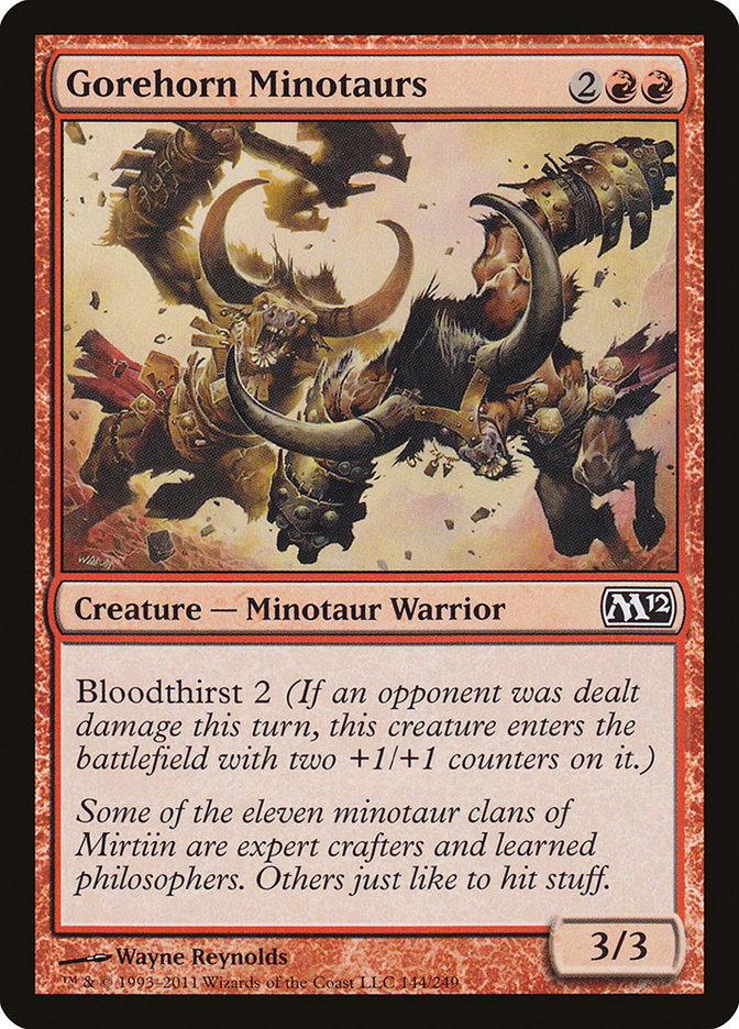 Gorehorn Minotaurs [Magic 2012] | Silver Goblin