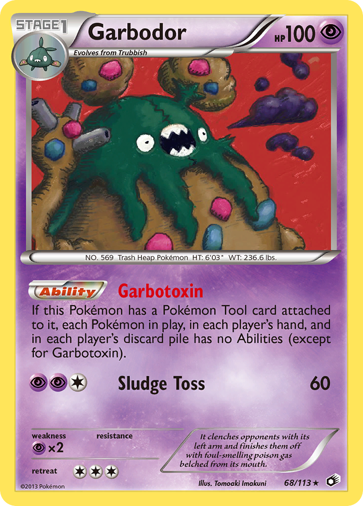 Garbodor (68/113) [Black & White: Legendary Treasures] | Silver Goblin