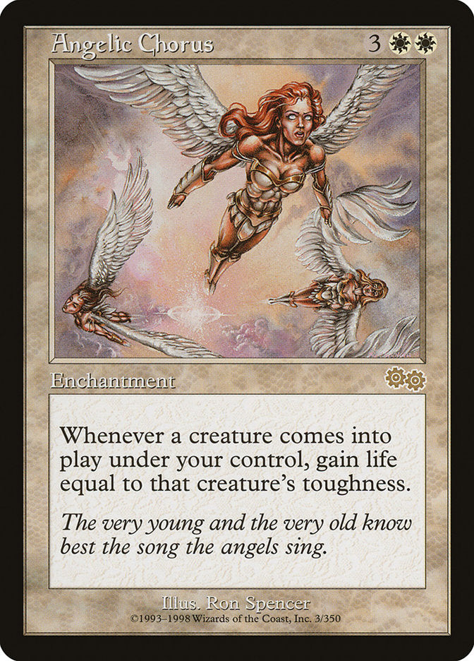 Angelic Chorus [Urza's Saga] | Silver Goblin