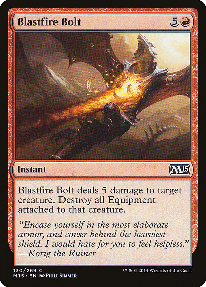 Blastfire Bolt [Magic 2015] | Silver Goblin