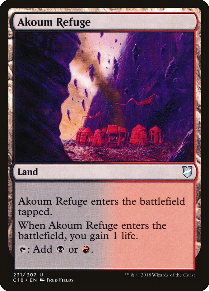 Akoum Refuge [Commander 2018] | Silver Goblin