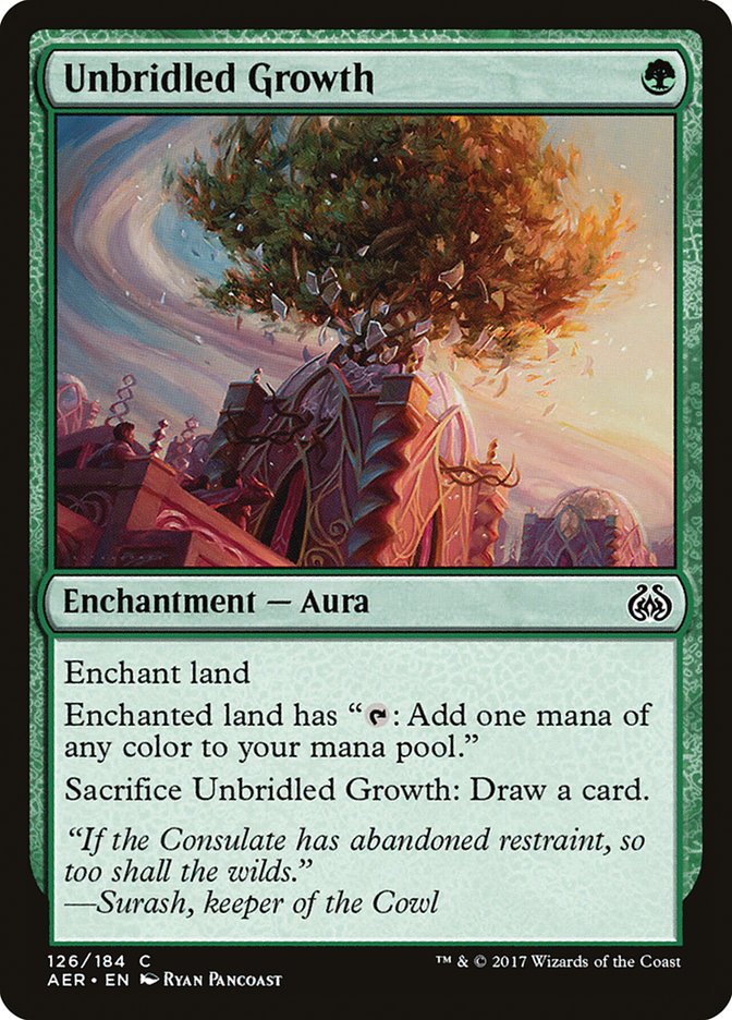 Unbridled Growth [Aether Revolt] | Silver Goblin